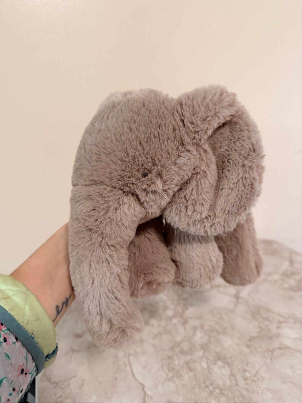 Jellycat medium smudge elephant